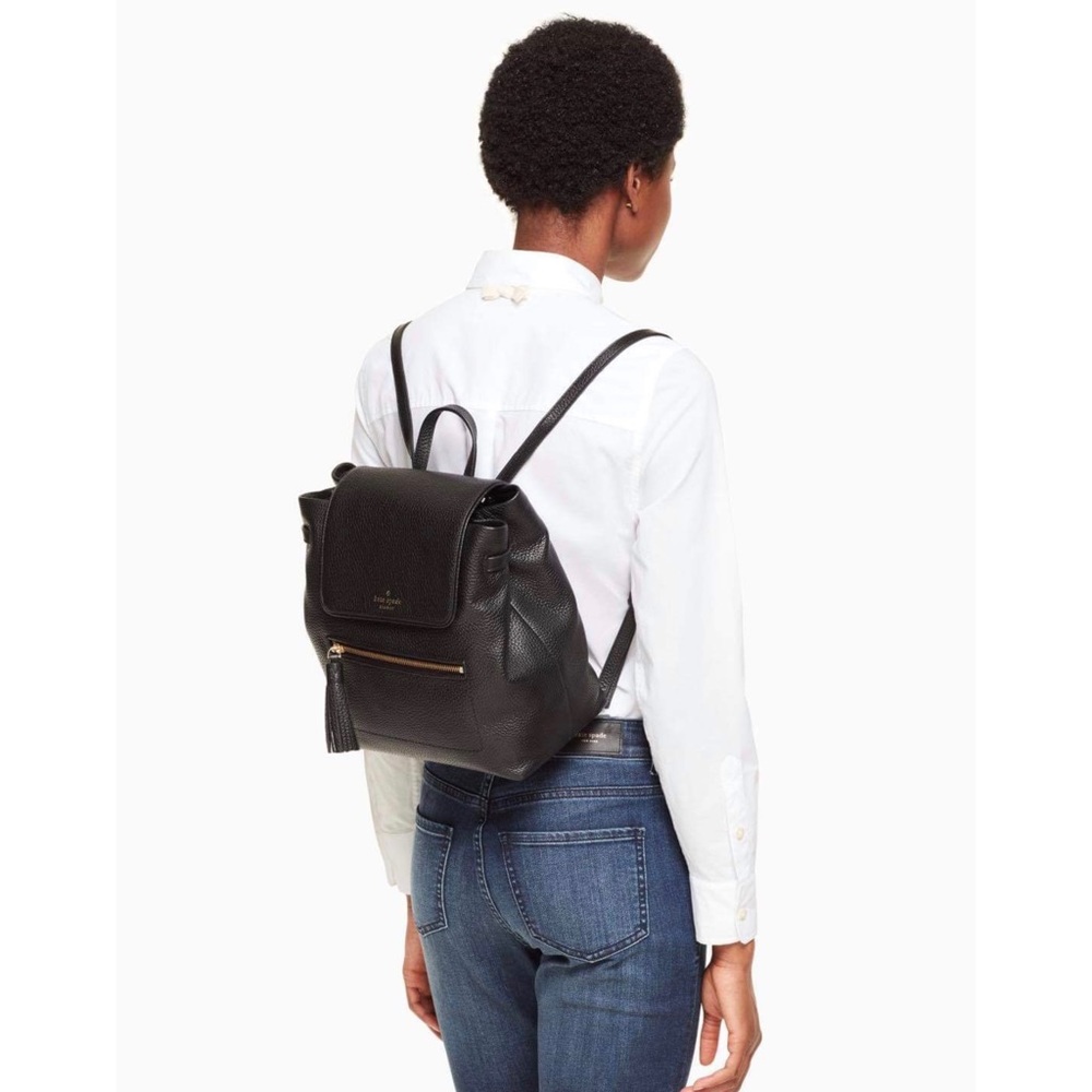SOLD! Kate Spade Backpack Chester St. Kacy Black - Picture 2 of 6